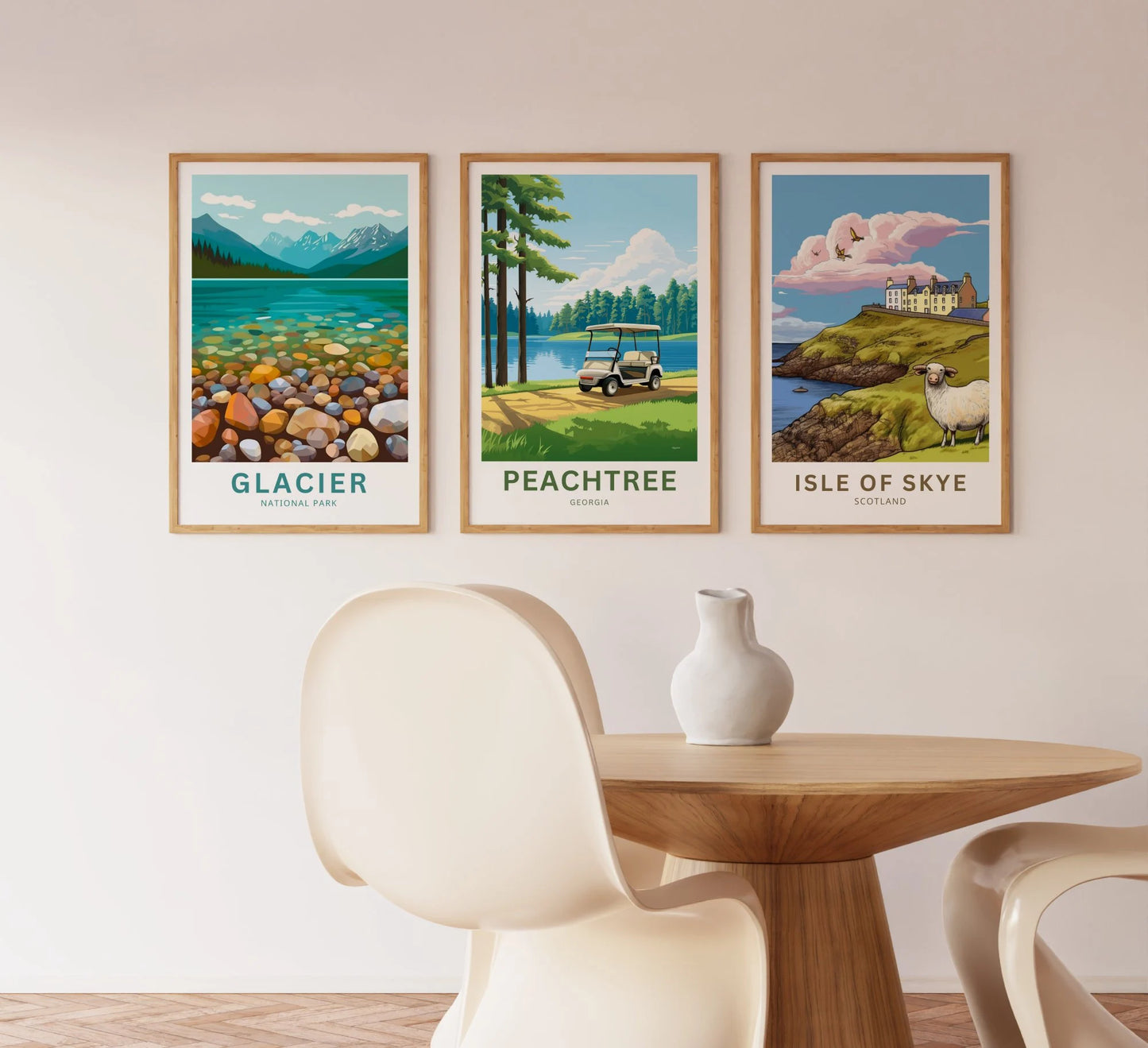 Peachtree Travel Poster