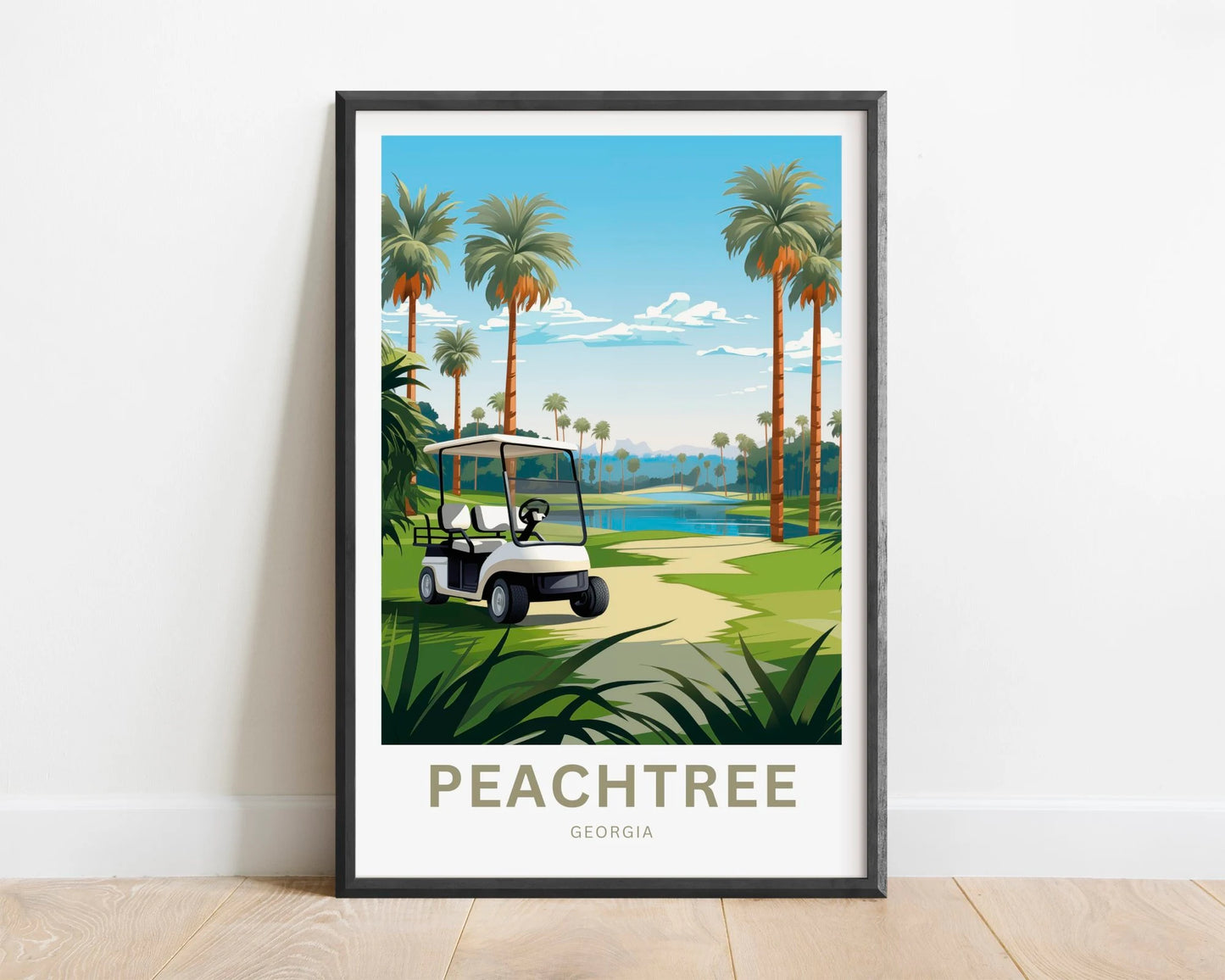 Peachtree Travel Poster