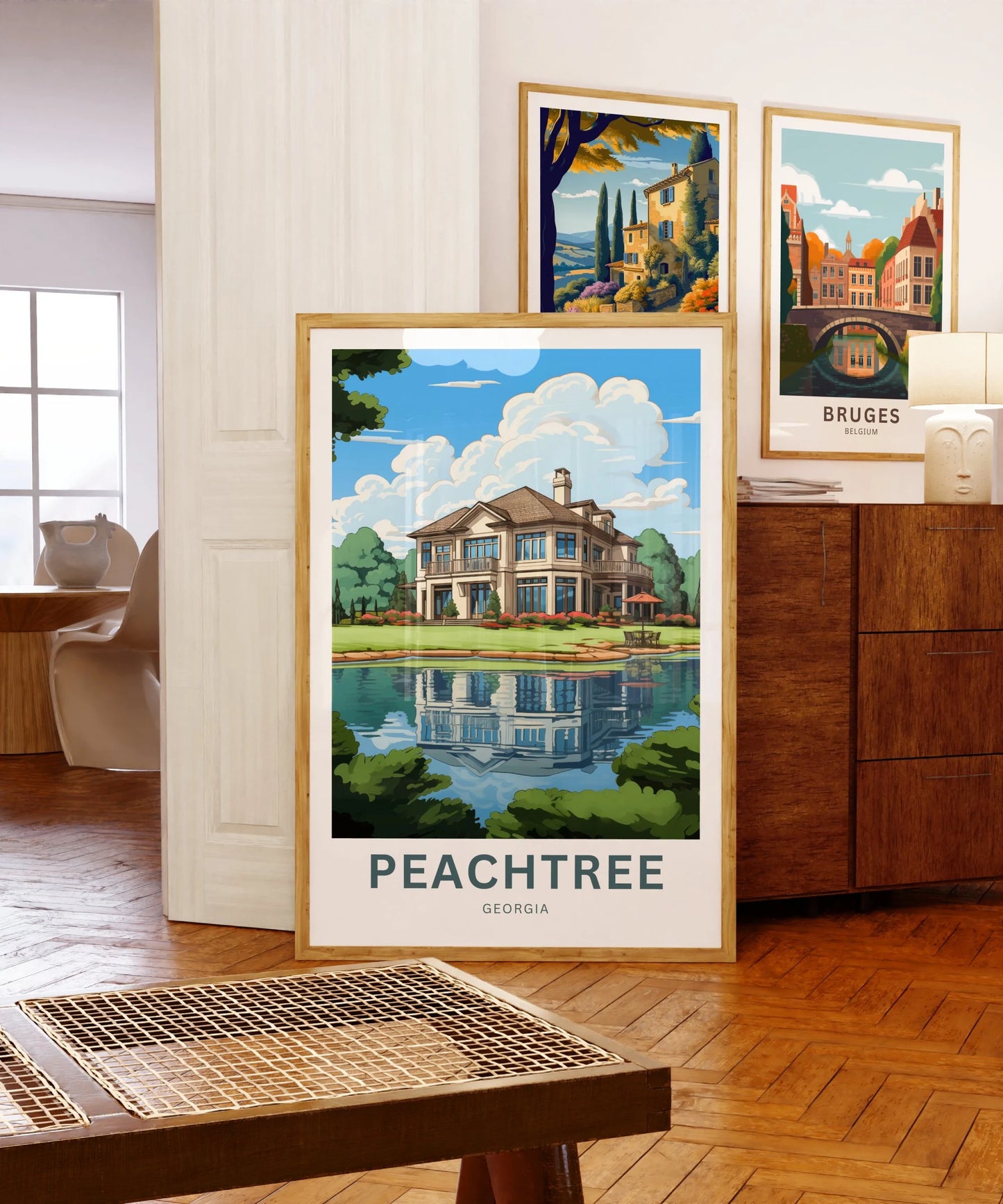 Peachtree Travel Poster