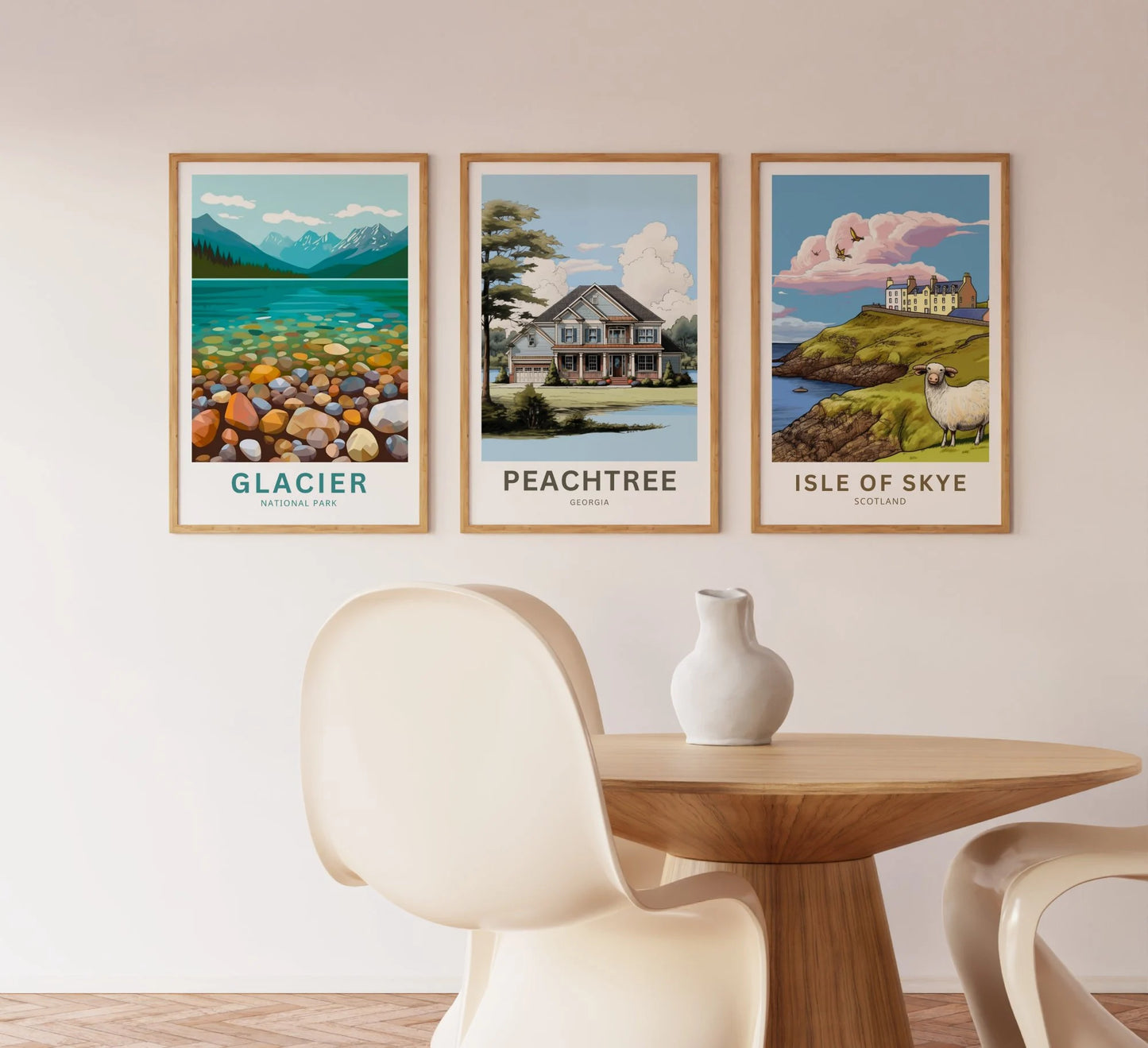 Peachtree Travel Poster