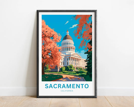 Sacramento Travel Poster