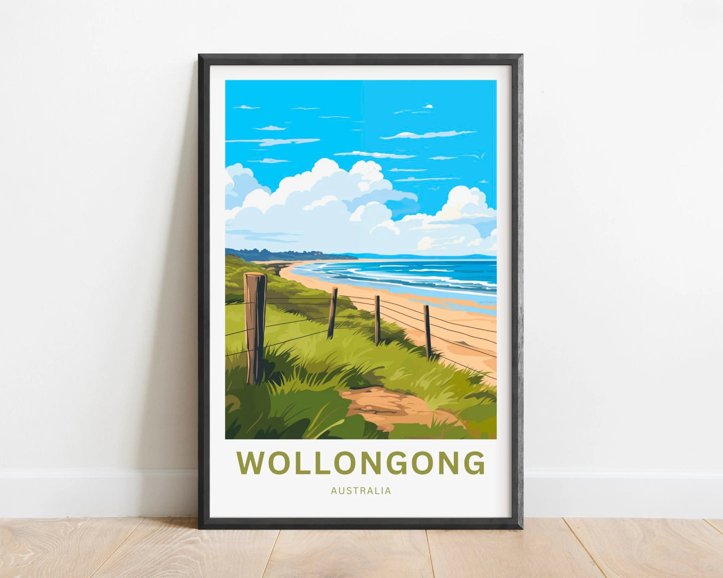 Wollongong Island Travel Poster