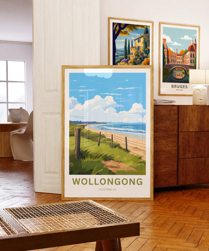 Wollongong Island Travel Poster