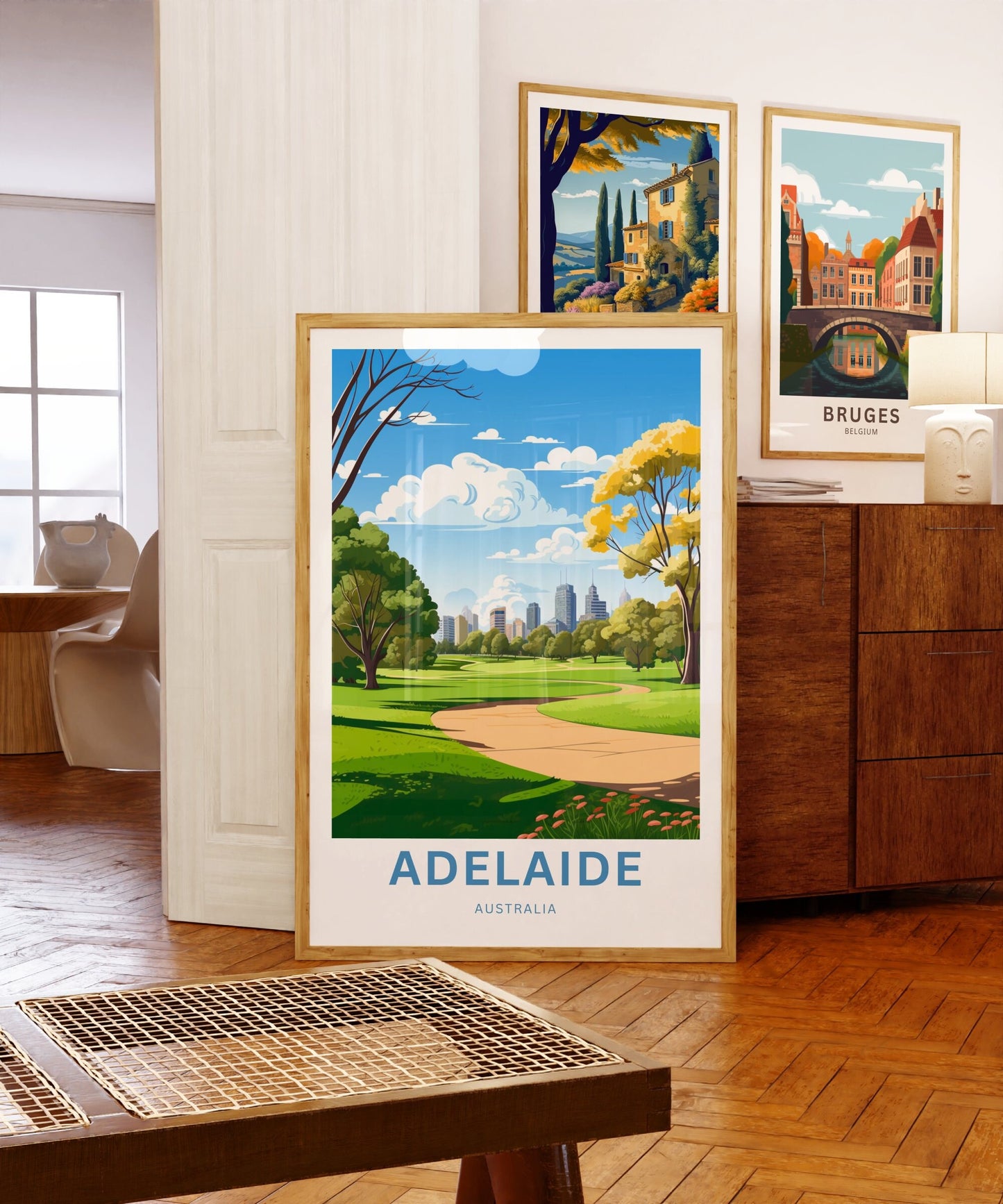 Adelaide Travel Print - Urban Charm