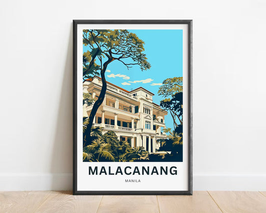 Malacañang Palace Travel Poster