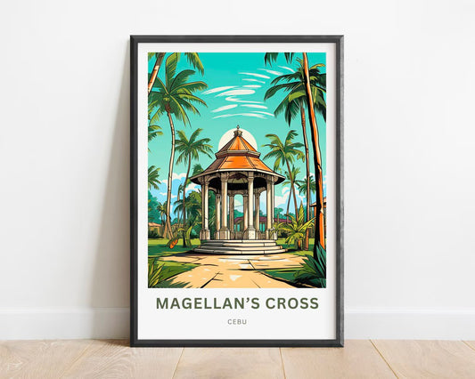 Magellan's Cross Travel Poster