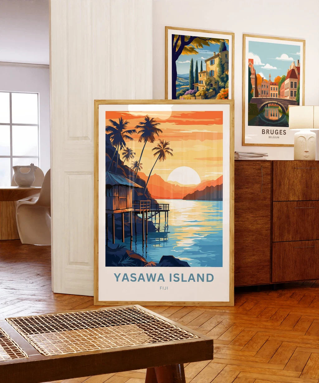 Yasawa Island Travel Poster