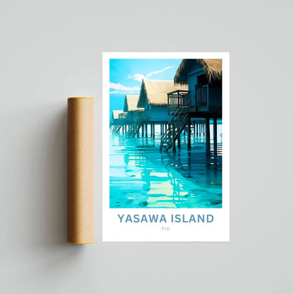 Yasawa Island Travel Poster