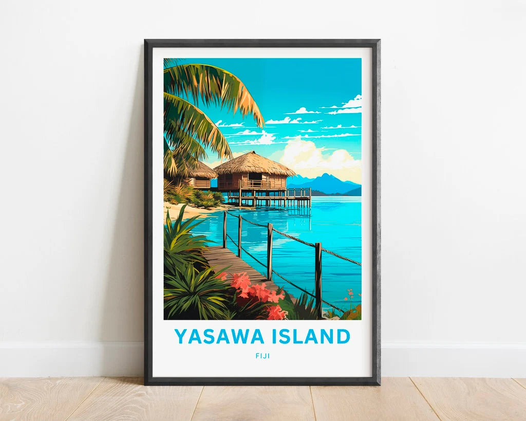 Yasawa Island Travel Poster