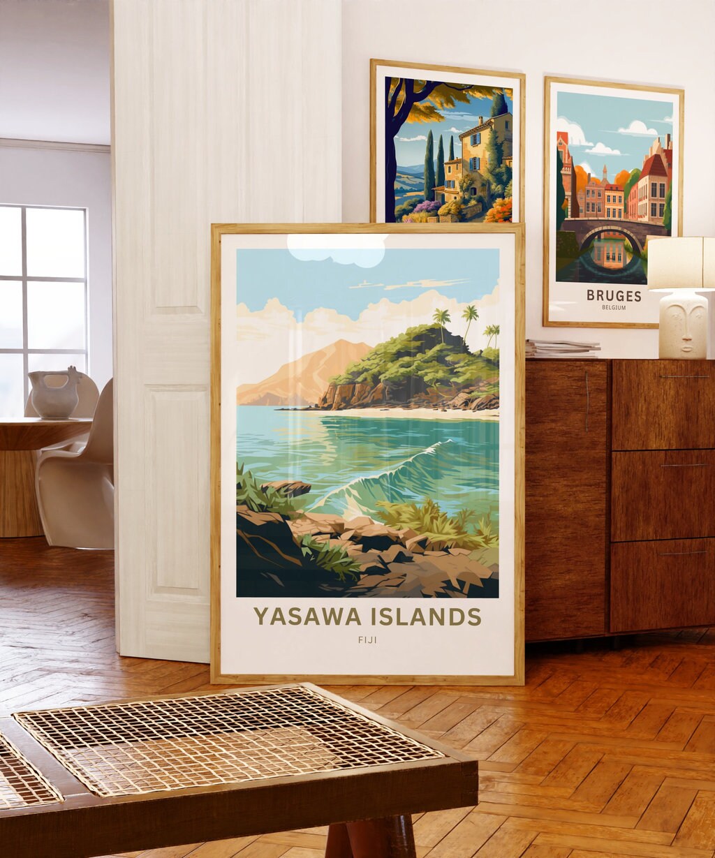 Yasawa Island Travel Poster