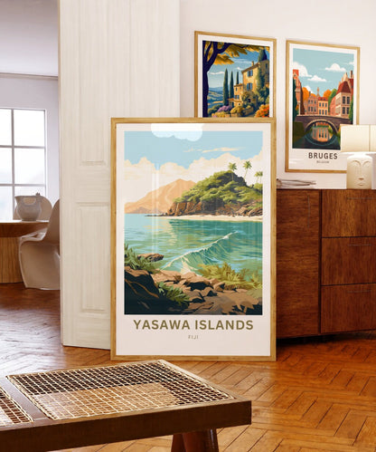 Yasawa Island Travel Poster