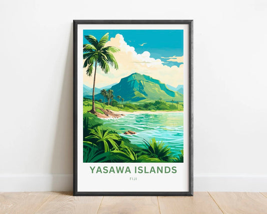 Yasawa Island Travel Poster