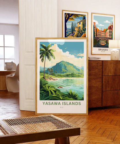 Yasawa Island Travel Poster