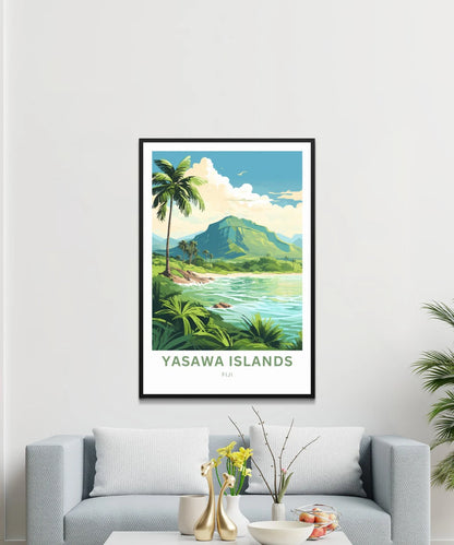 Yasawa Island Travel Poster