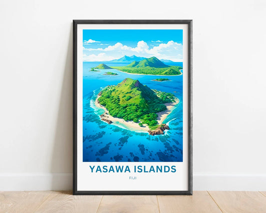 Yasawa Island Travel Poster