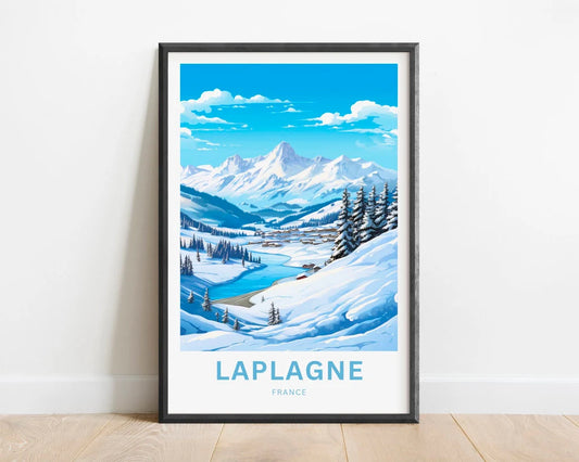 La Plagne Travel Poster