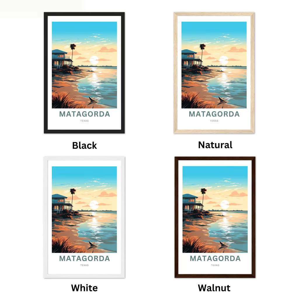 Matagorda Travel Poster