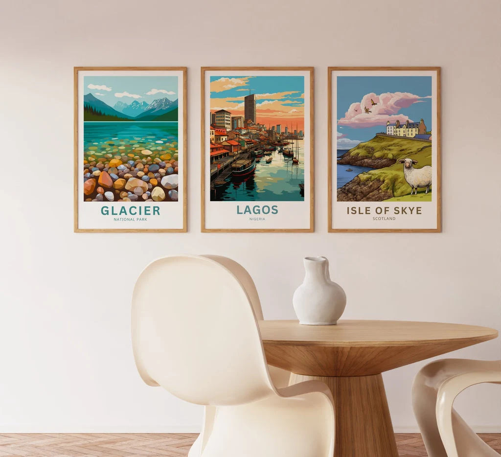 Lagos Travel Poster
