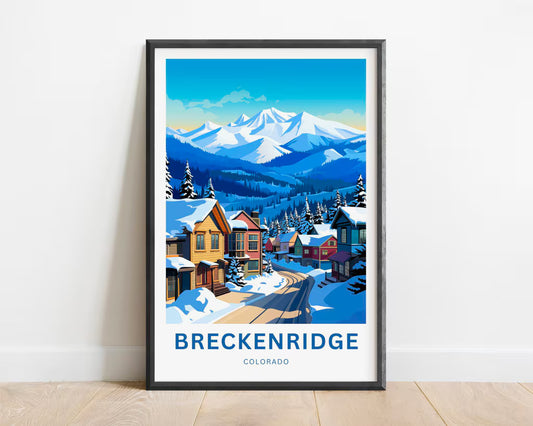 Breckenridge Travel Poster