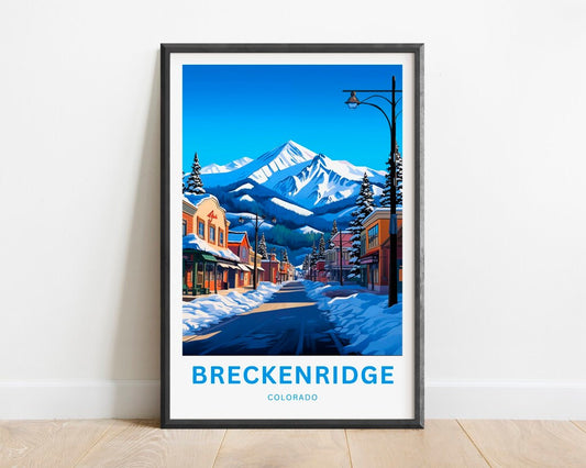 Breckenridge Travel Poster