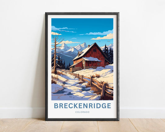 Breckenridge Travel Poster