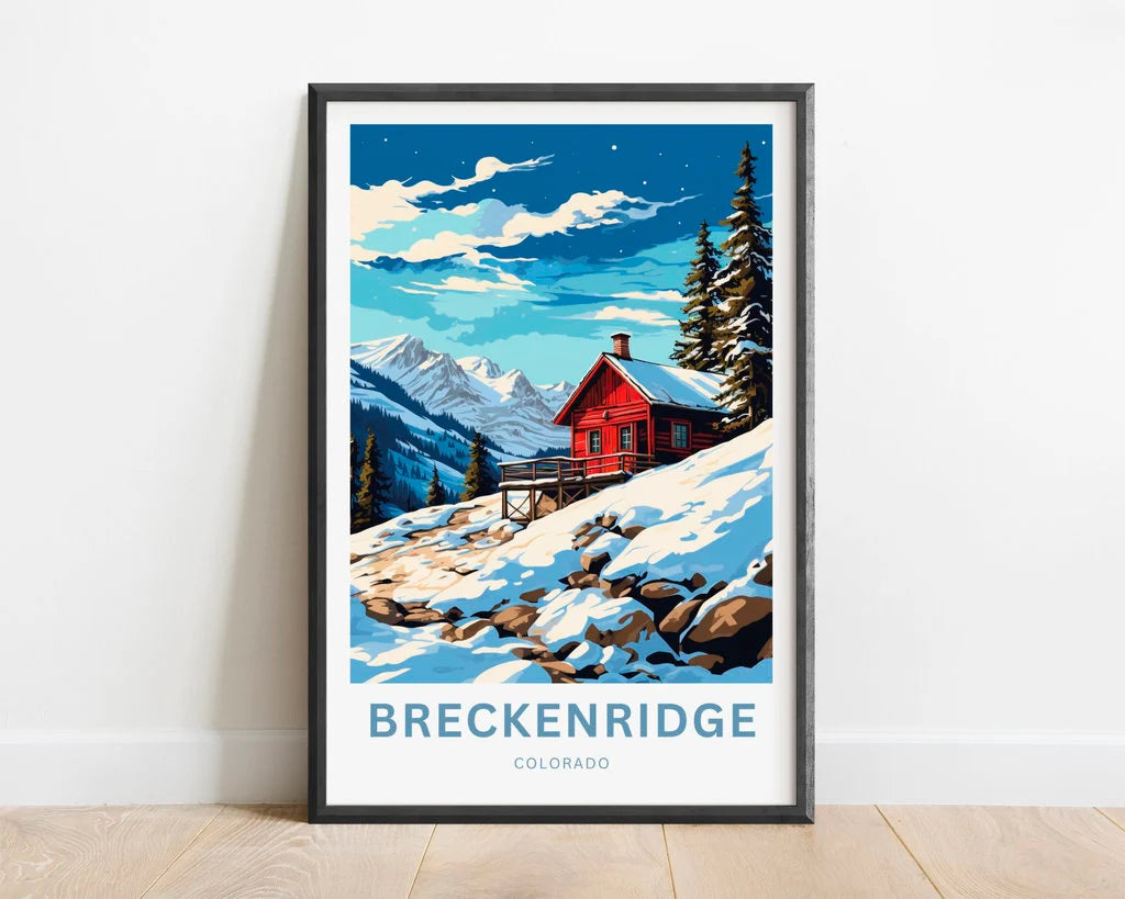 Breckenridge Travel Poster