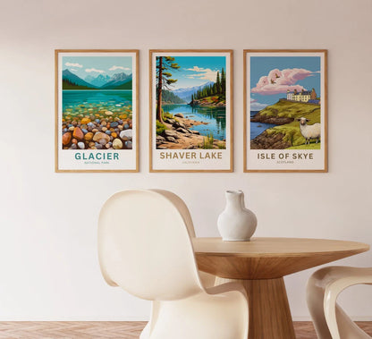 Shaver Lake Travel Poster