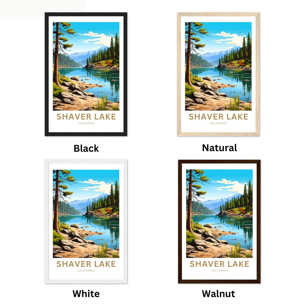 Shaver Lake Travel Poster