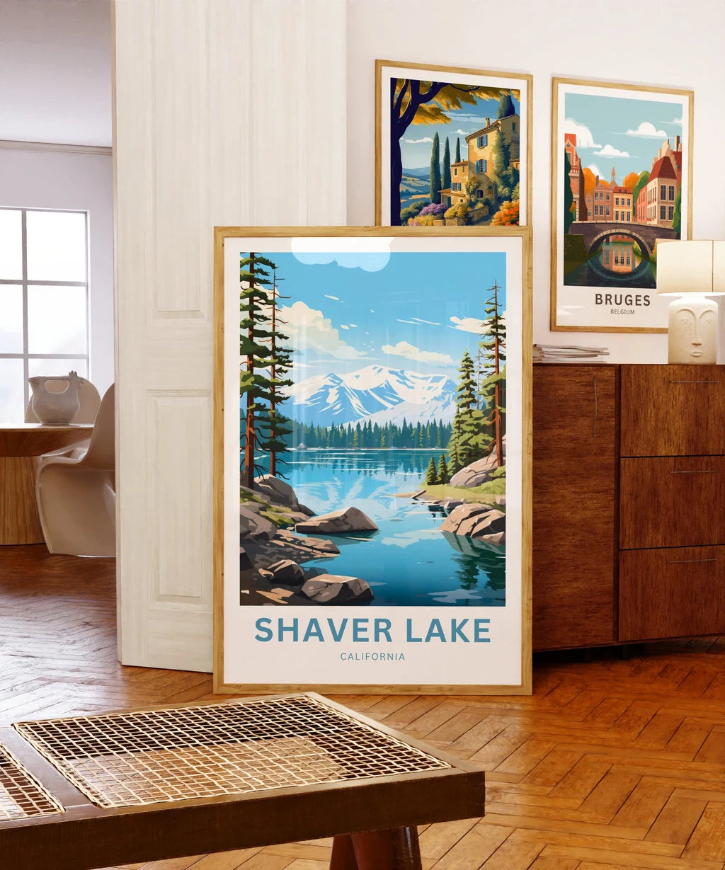 Shaver Lake Travel Poster