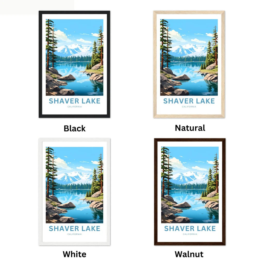 Shaver Lake Travel Poster