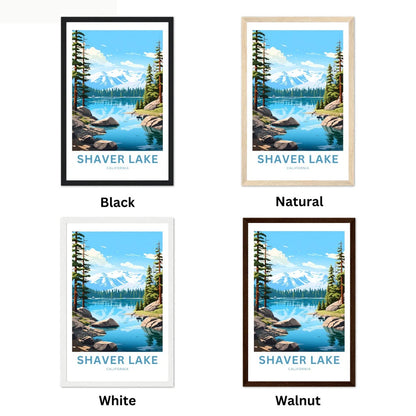 Shaver Lake Travel Poster