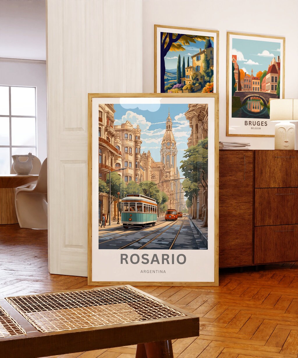 Rosario Travel Poster