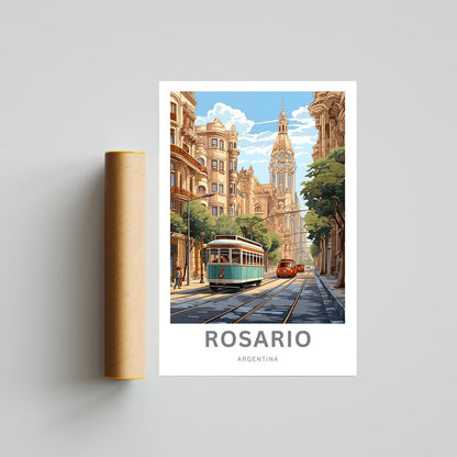 Rosario Travel Poster