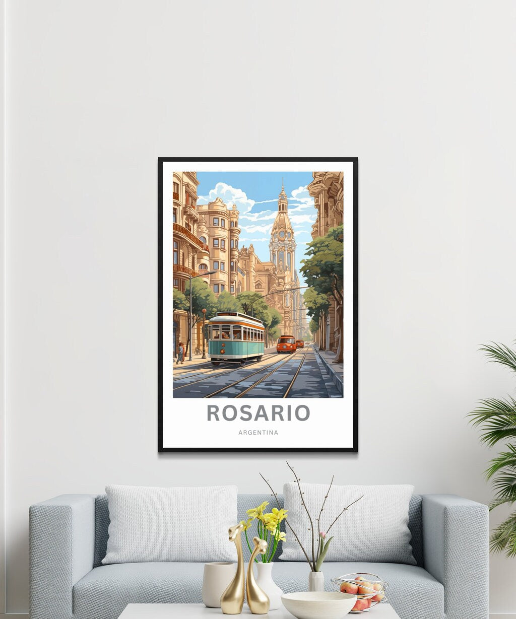 Rosario Travel Poster