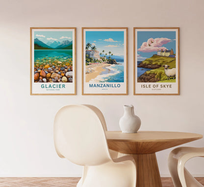 Manzanillo Travel Poster