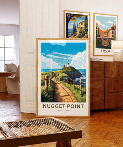 Nugget Point  Travel Poster