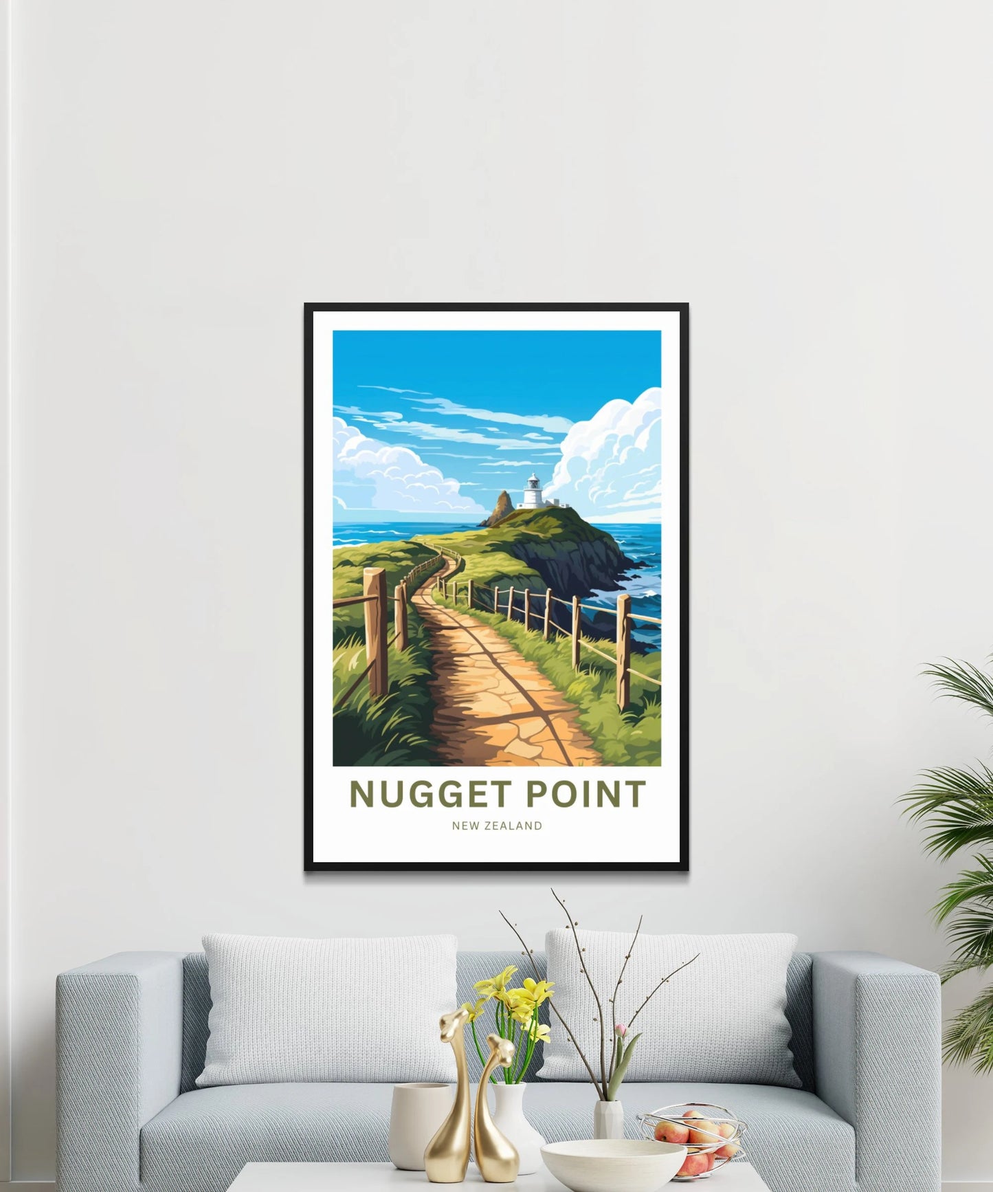 Nugget Point  Travel Poster