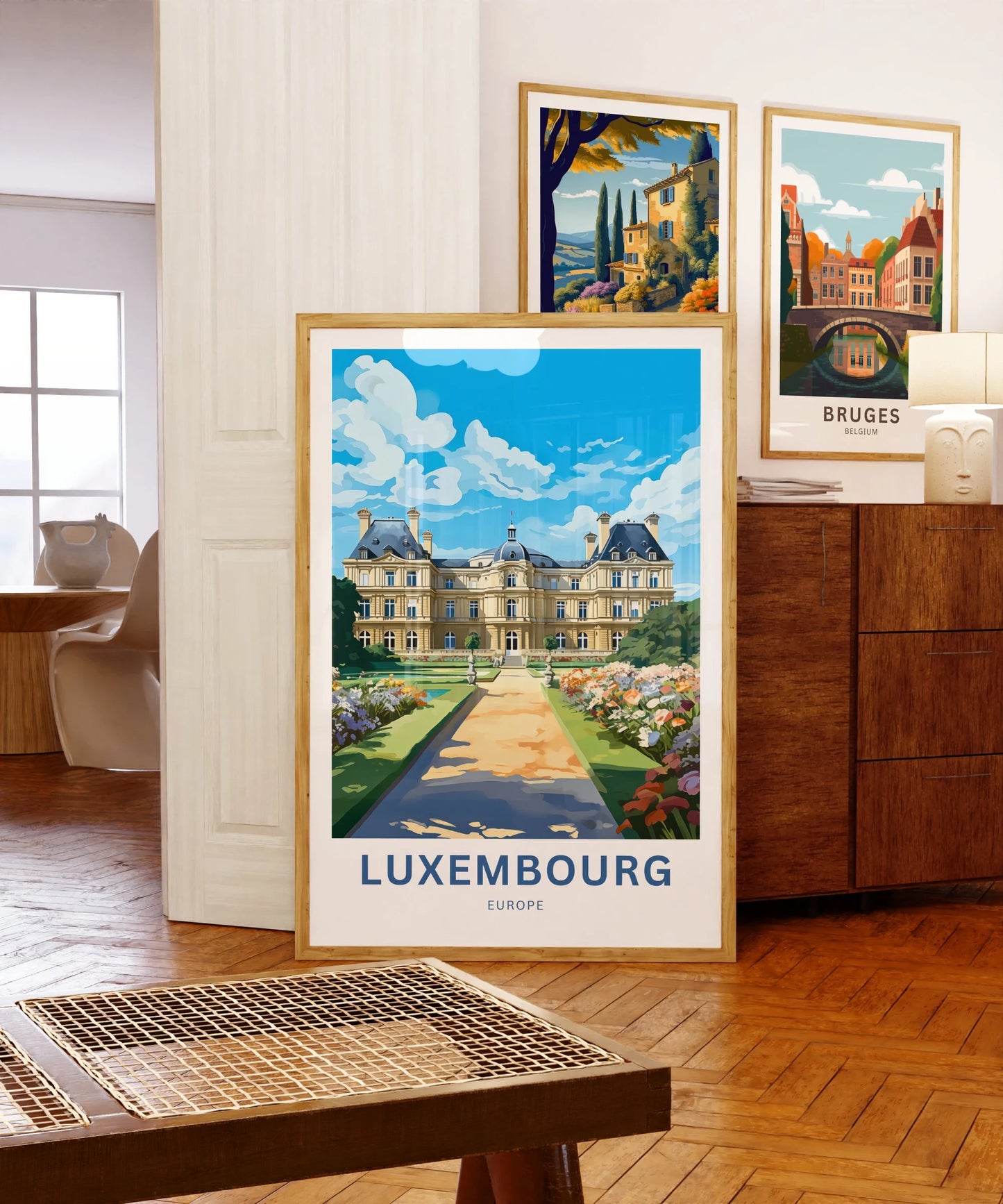 Luxembourg Travel Poster