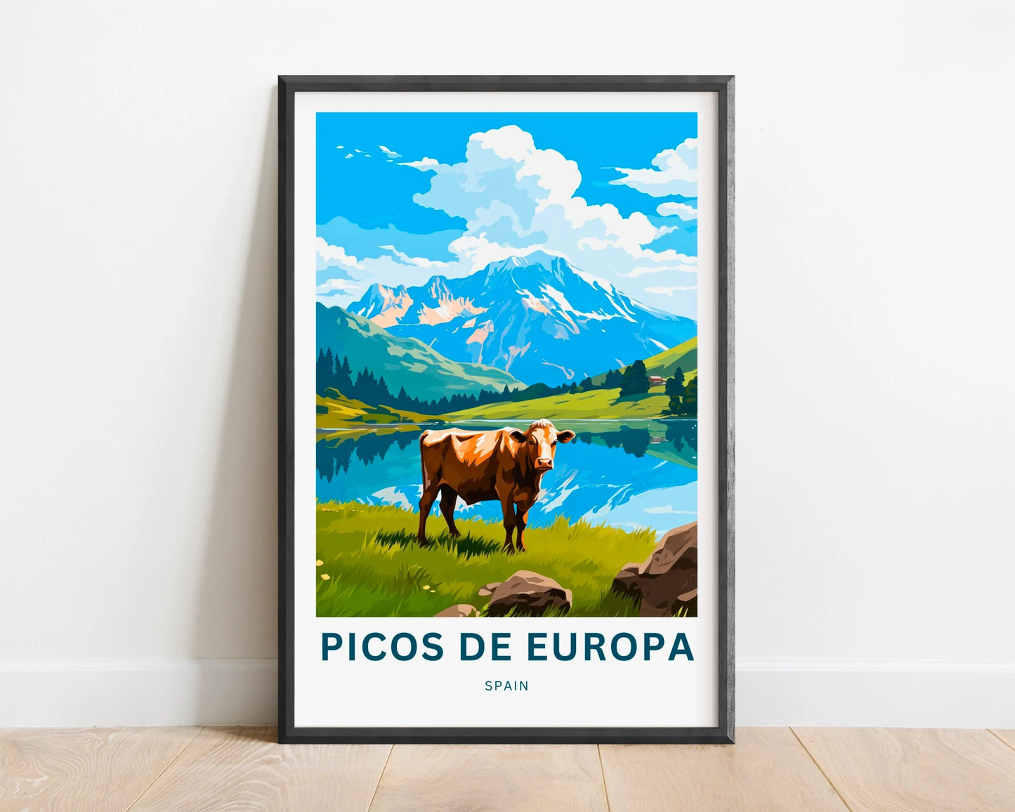 Picos de Europa Travel Poster