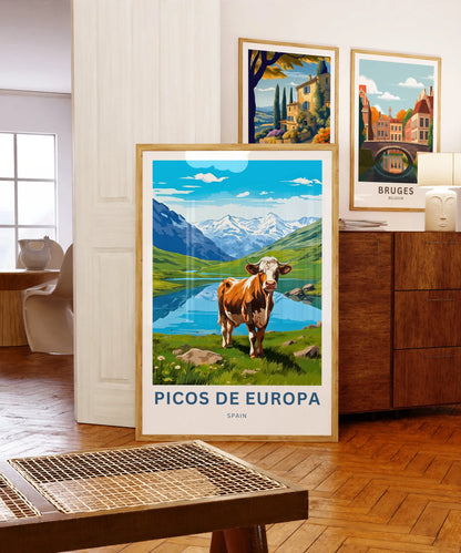 Picos de Europa Travel Poster