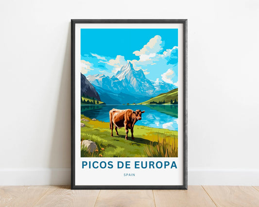 Picos de Europa Travel Poster