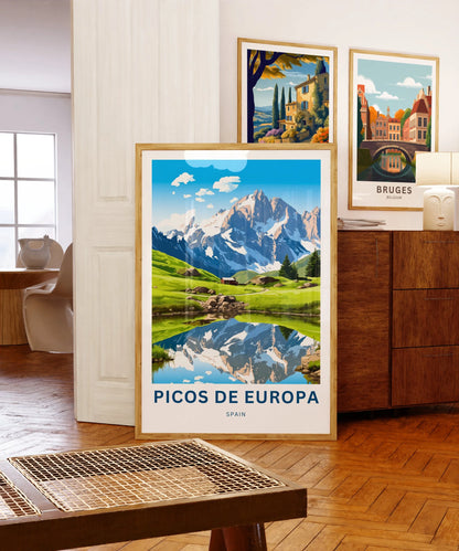 Picos de Europa Travel Poster