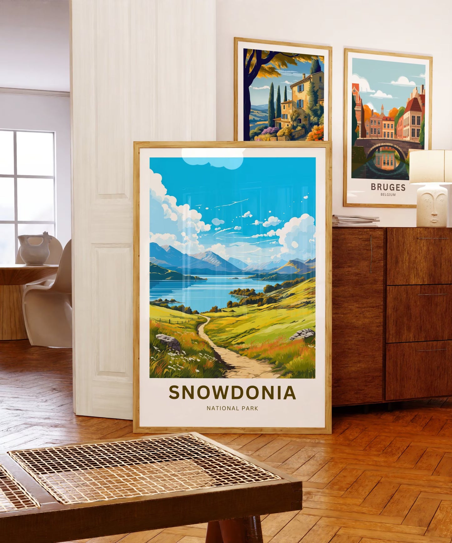 Snowdonia Travel Poster