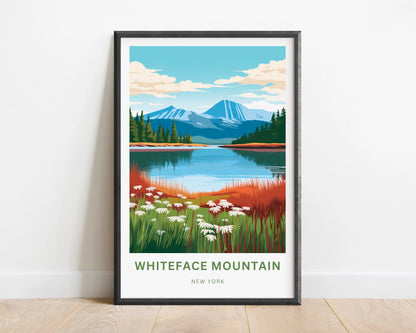 Whiteface Mountain Travel Poster