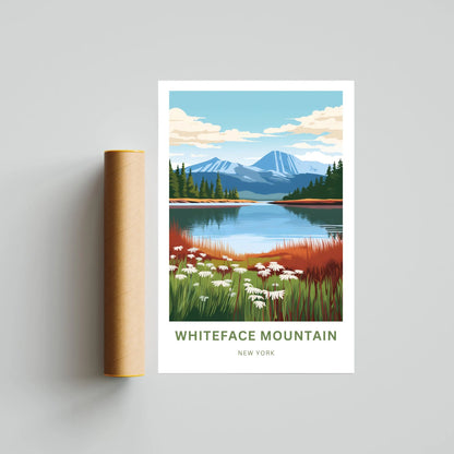 Whiteface Mountain Travel Poster