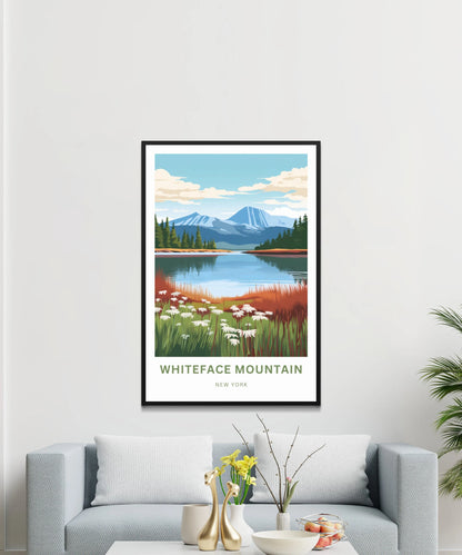 Whiteface Mountain Travel Poster