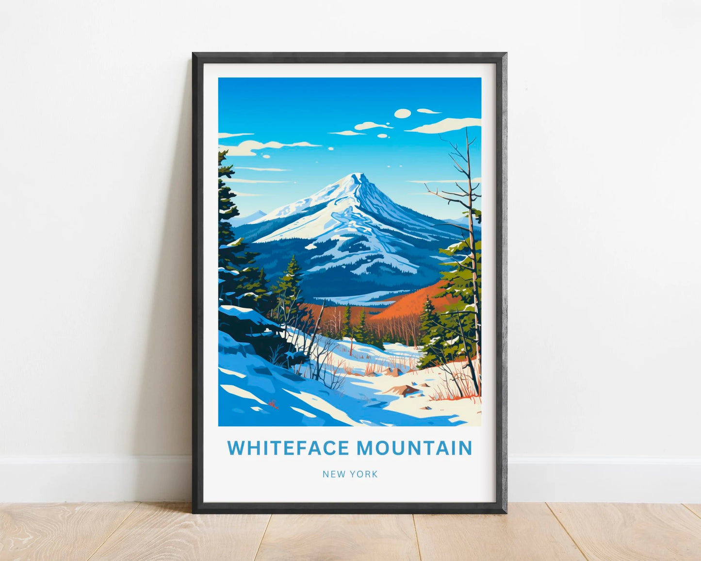 Whiteface Mountain Travel Poster