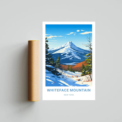 Whiteface Mountain Travel Poster