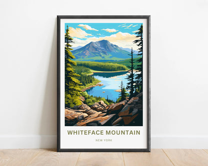 Whiteface Mountain Travel Poster