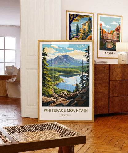 Whiteface Mountain Travel Poster